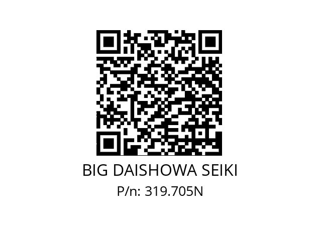  SW98-153XCKN7AL BIG DAISHOWA SEIKI 319.705N