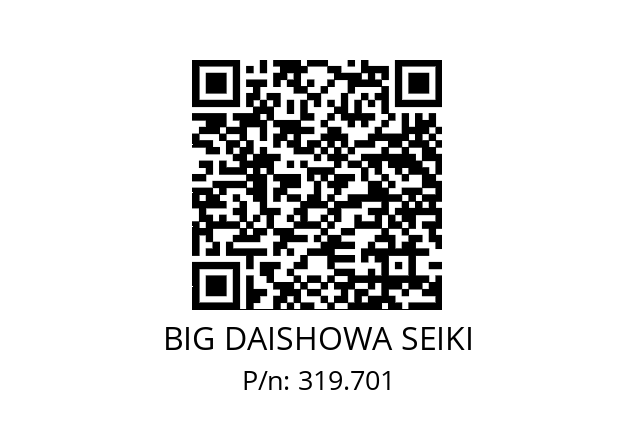  SW98-153XCK7B BIG DAISHOWA SEIKI 319.701