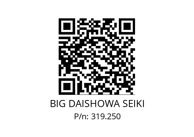  ETLVHSW25 BIG DAISHOWA SEIKI 319.250