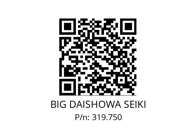  ETLVHSW98 BIG DAISHOWA SEIKI 319.750