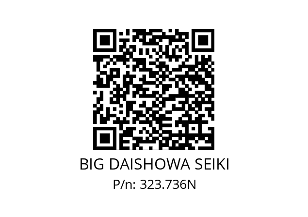  SK40/BXCKN6X100 BIG DAISHOWA SEIKI 323.736N