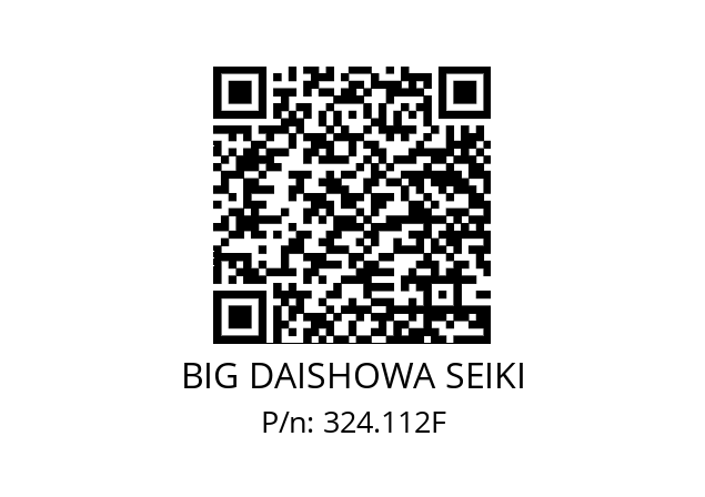  HSK-A40XCK1X40FB BIG DAISHOWA SEIKI 324.112F