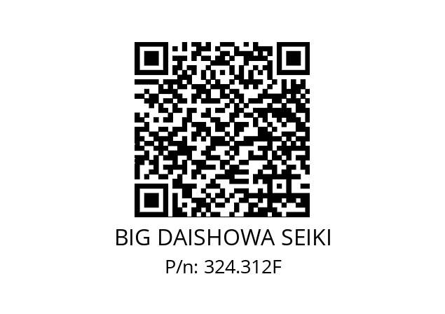  HSK-A63XCK1X80FB BIG DAISHOWA SEIKI 324.312F