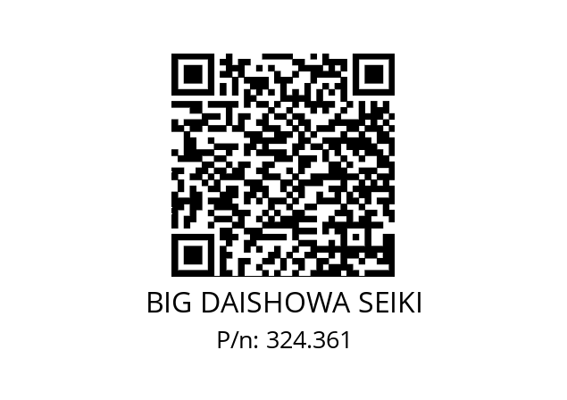  HSK-A63XCK6X110B BIG DAISHOWA SEIKI 324.361