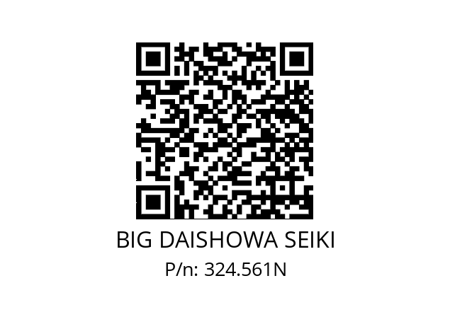  HSK-A100XCKN6X115 BIG DAISHOWA SEIKI 324.561N