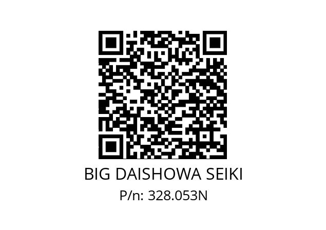  C8XCKN6x74 BIG DAISHOWA SEIKI 328.053N