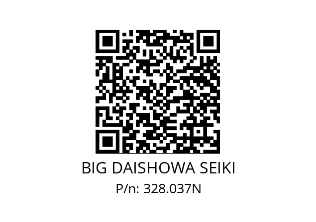  C5XCKN6X50 BIG DAISHOWA SEIKI 328.037N