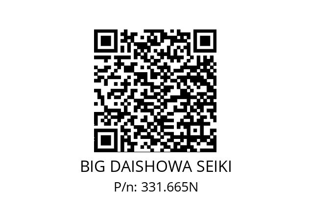  CKN6XCKN6X100 BIG DAISHOWA SEIKI 331.665N