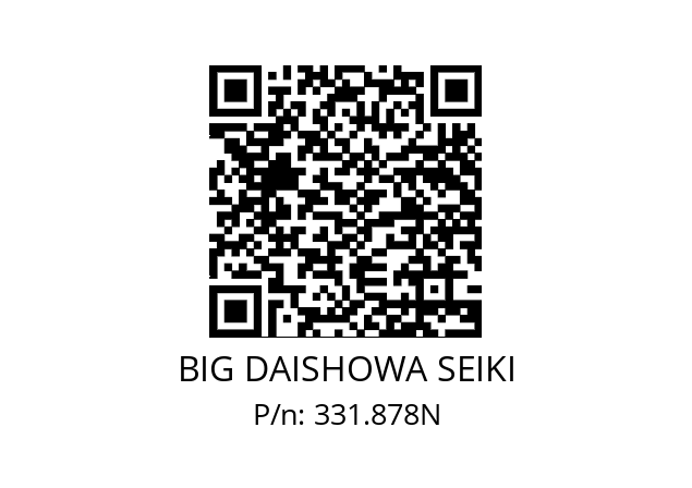  RCKN7XCKN7X200AL BIG DAISHOWA SEIKI 331.878N