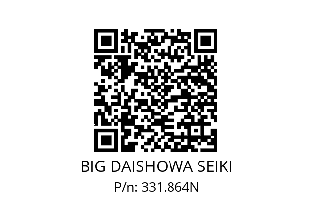  DZCKN6XCKN6 BIG DAISHOWA SEIKI 331.864N