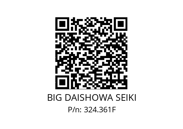  HSK-A63XCK6X110FB BIG DAISHOWA SEIKI 324.361F