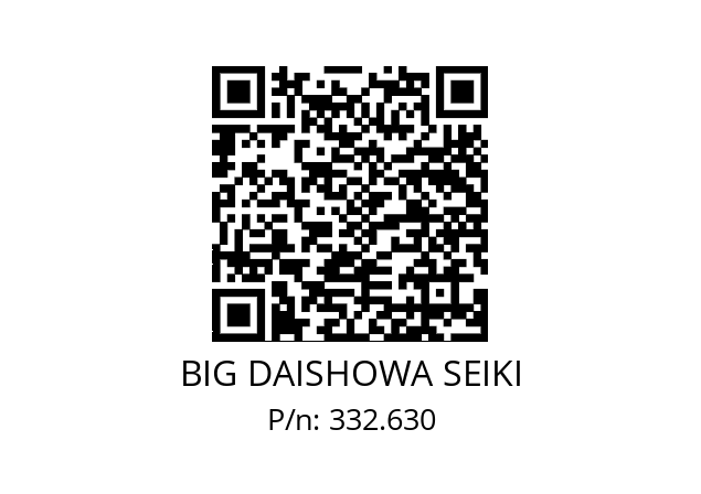  CK6XCK3X115B BIG DAISHOWA SEIKI 332.630