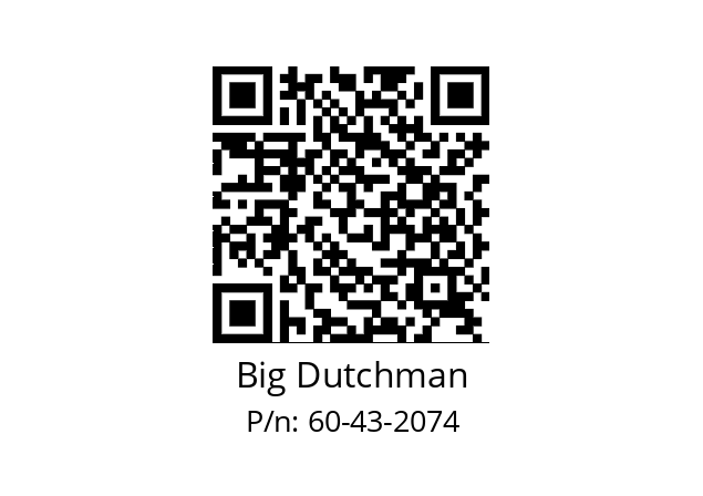   Big Dutchman 60-43-2074