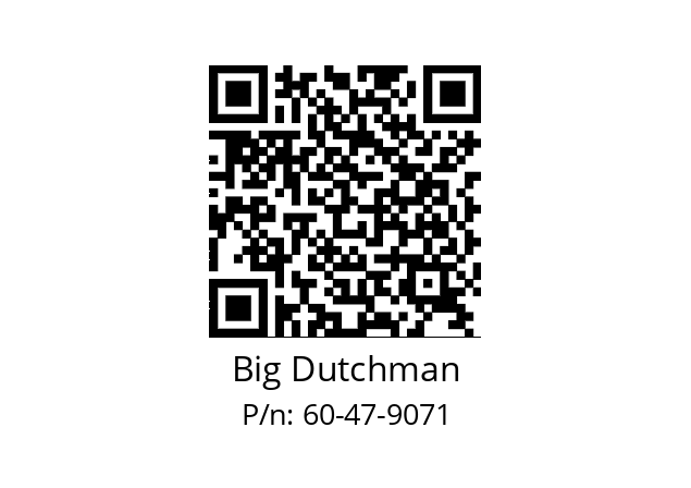   Big Dutchman 60-47-9071