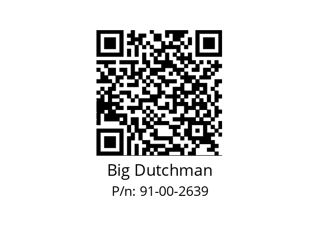   Big Dutchman 91-00-2639