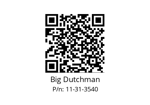   Big Dutchman 11-31-3540