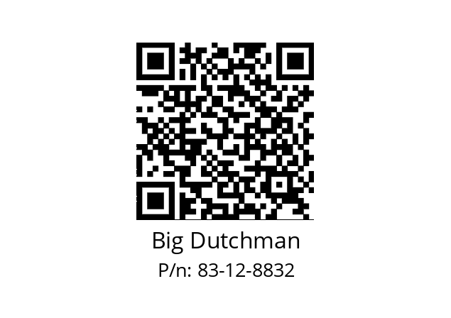   Big Dutchman 83-12-8832