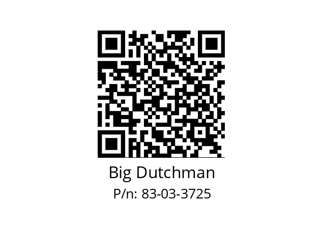   Big Dutchman 83-03-3725