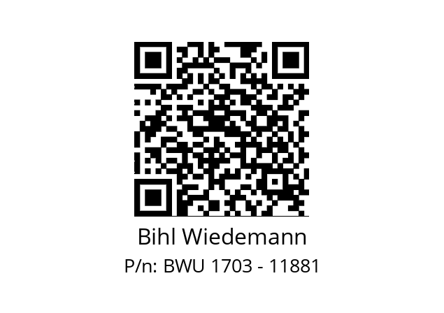   Bihl Wiedemann BWU 1703 - 11881