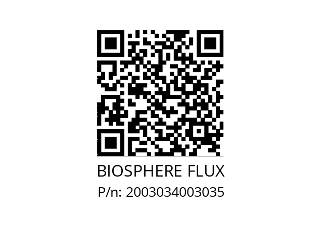   BIOSPHERE FLUX 2003034003035