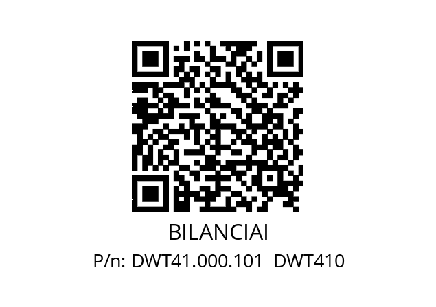   BILANCIAI DWT41.000.101  DWT410