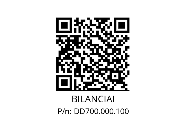   BILANCIAI DD700.000.100