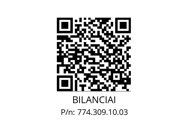   BILANCIAI 774.309.10.03