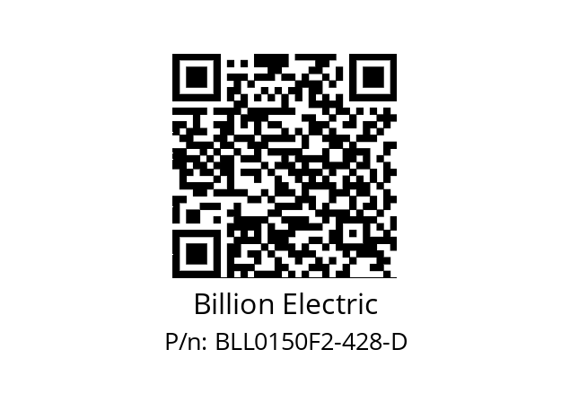   Billion Electric BLL0150F2-428-D