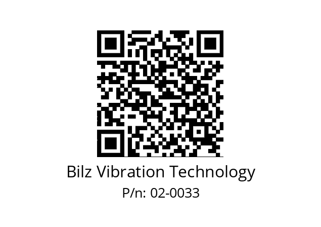   Bilz Vibration Technology 02-0033