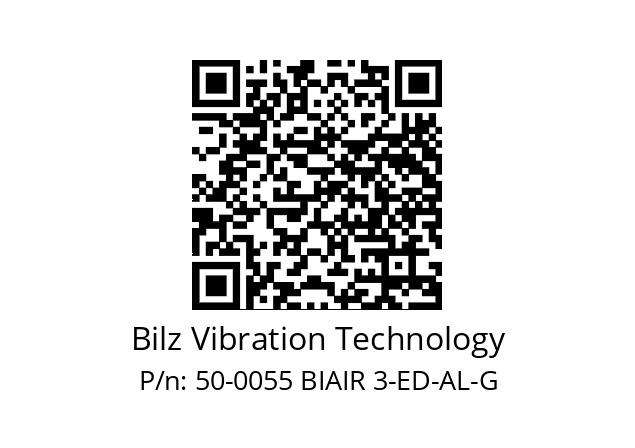   Bilz Vibration Technology 50-0055 BIAIR 3-ED-AL-G