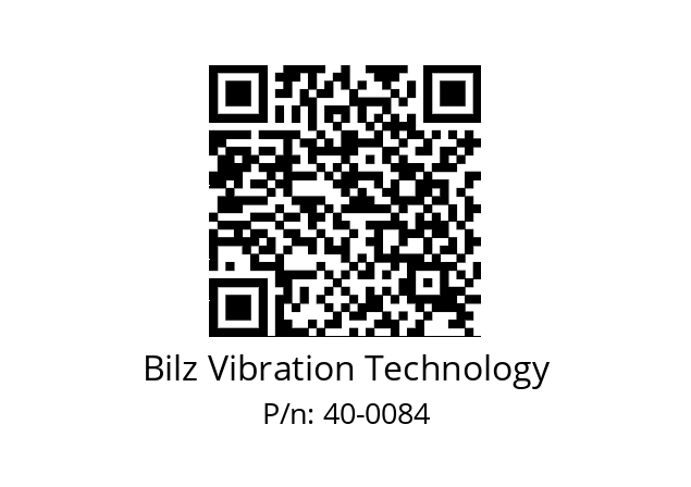   Bilz Vibration Technology 40-0084