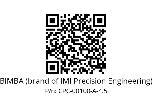   BIMBA (brand of IMI Precision Engineering) CPC-00100-A-4.5