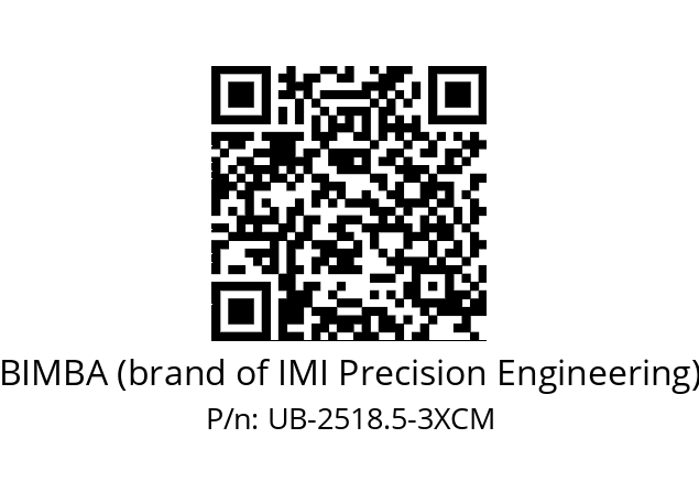   BIMBA (brand of IMI Precision Engineering) UB-2518.5-3XCM