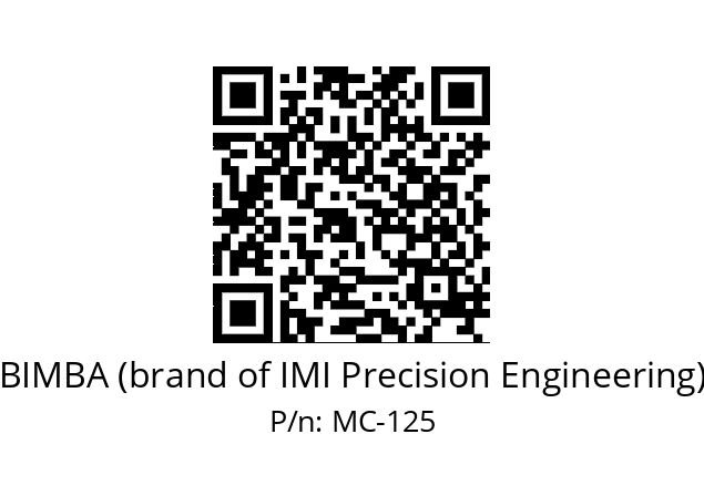   BIMBA (brand of IMI Precision Engineering) MC-125