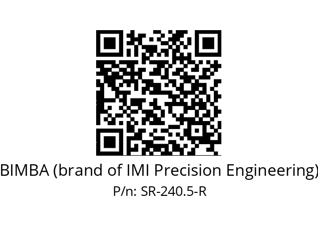   BIMBA (brand of IMI Precision Engineering) SR-240.5-R