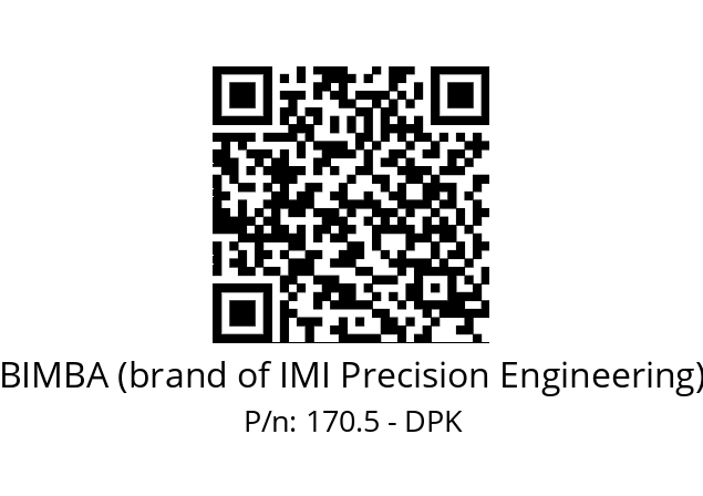   BIMBA (brand of IMI Precision Engineering) 170.5 - DPK