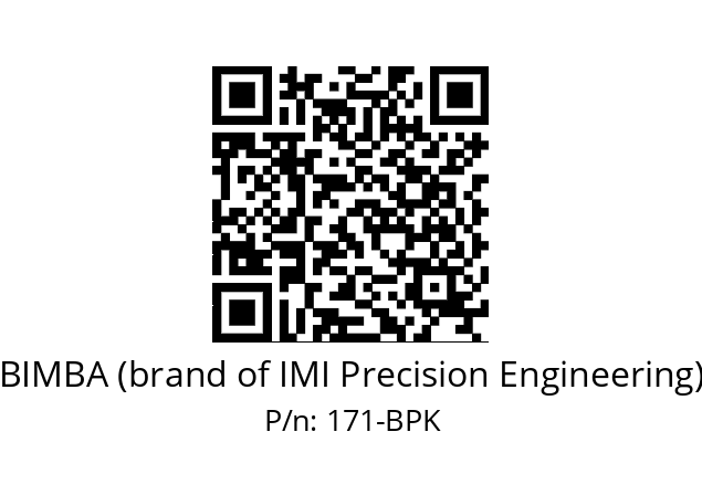   BIMBA (brand of IMI Precision Engineering) 171-BPK