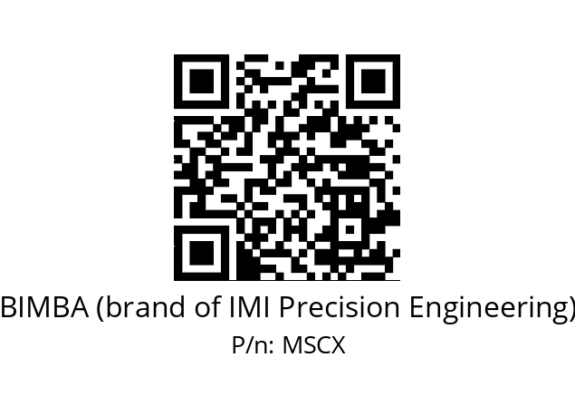   BIMBA (brand of IMI Precision Engineering) MSCX