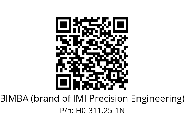   BIMBA (brand of IMI Precision Engineering) H0-311.25-1N