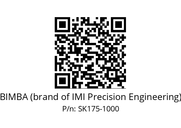   BIMBA (brand of IMI Precision Engineering) SK175-1000