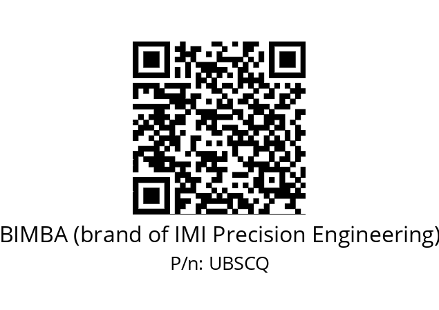   BIMBA (brand of IMI Precision Engineering) UBSCQ