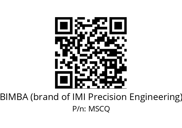   BIMBA (brand of IMI Precision Engineering) MSCQ