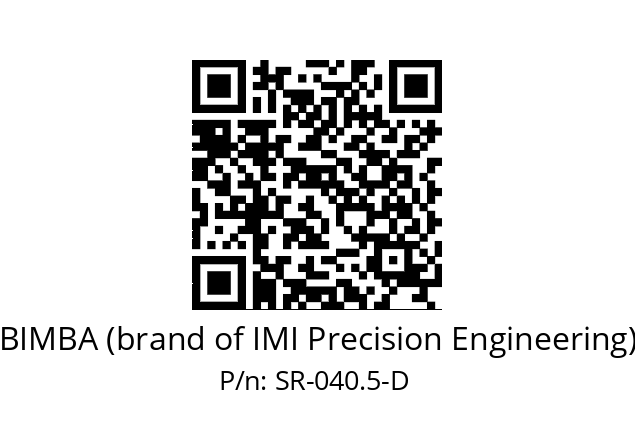   BIMBA (brand of IMI Precision Engineering) SR-040.5-D 