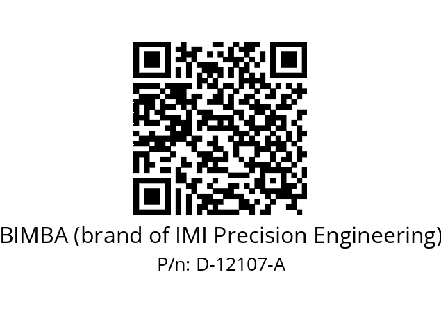   BIMBA (brand of IMI Precision Engineering) D-12107-A