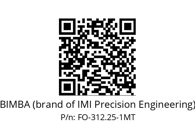   BIMBA (brand of IMI Precision Engineering) FO-312.25-1MT