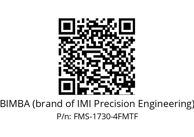   BIMBA (brand of IMI Precision Engineering) FMS-1730-4FMTF