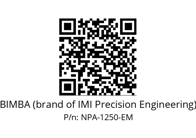   BIMBA (brand of IMI Precision Engineering) NPA-1250-EM