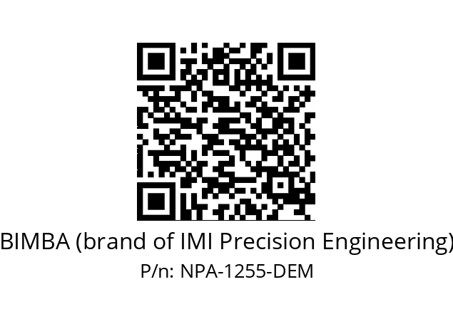   BIMBA (brand of IMI Precision Engineering) NPA-1255-DEM