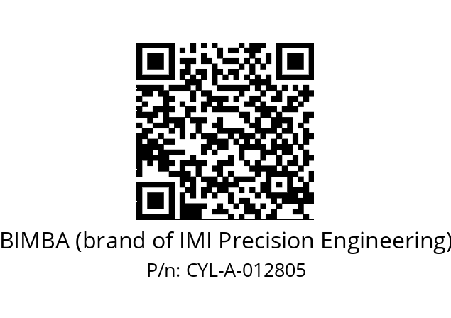   BIMBA (brand of IMI Precision Engineering) CYL-A-012805