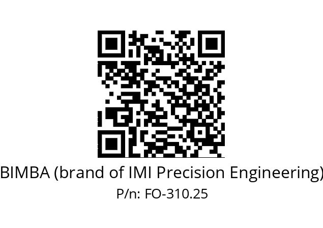   BIMBA (brand of IMI Precision Engineering) FO-310.25